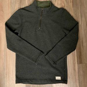 Boys Taylor Vintage Quarter Zip Pullover Sweater Size 12
